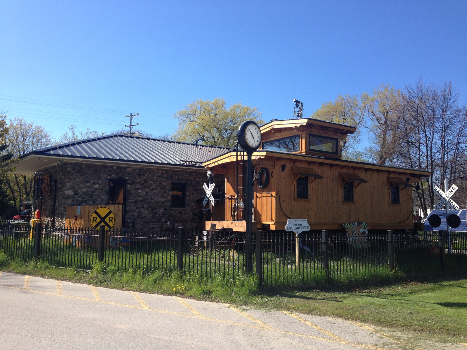 Northport Caboose MiWaterfront Luxury Real Estate in Michigan